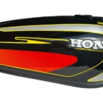 باک موتور سیکلت مشکی 81 حاشیه زرد درجه یک